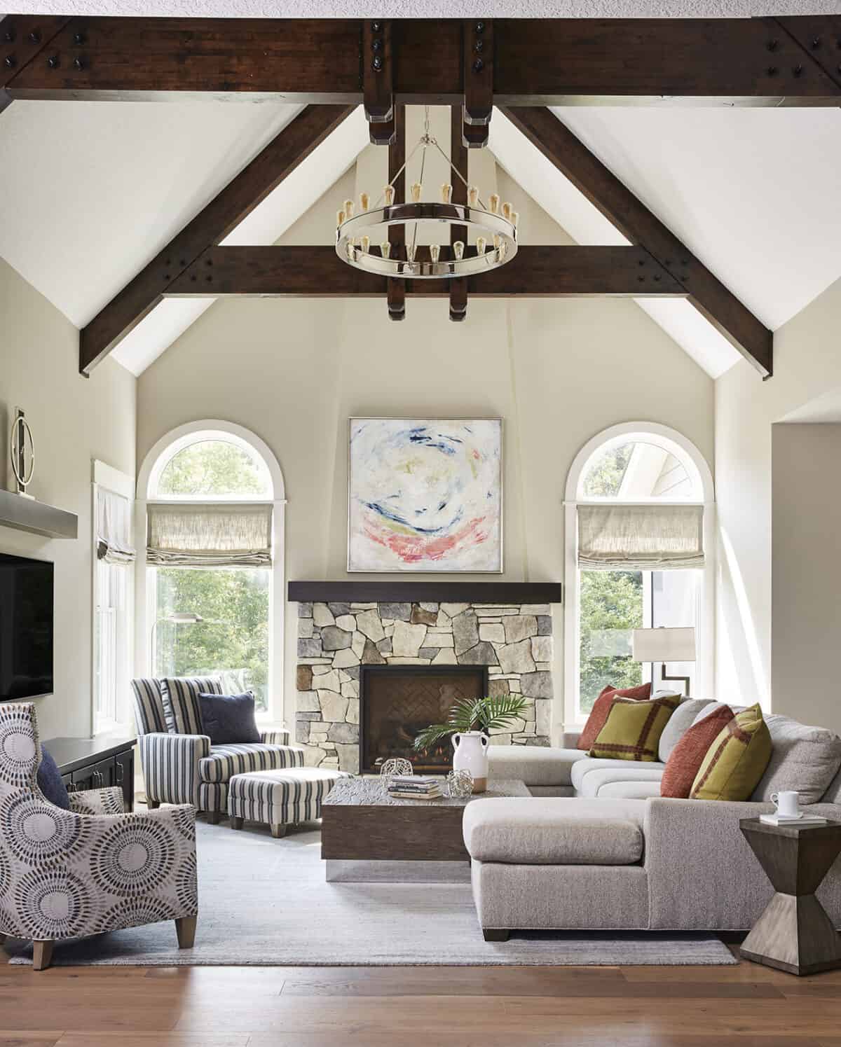 Jordan Project: Living Room, Kitchen & Dining Room | Carla Bast Design