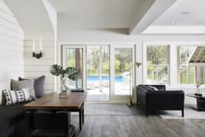 luxury vinyl flooring, luxury vinyl planks, walkout basement flooring