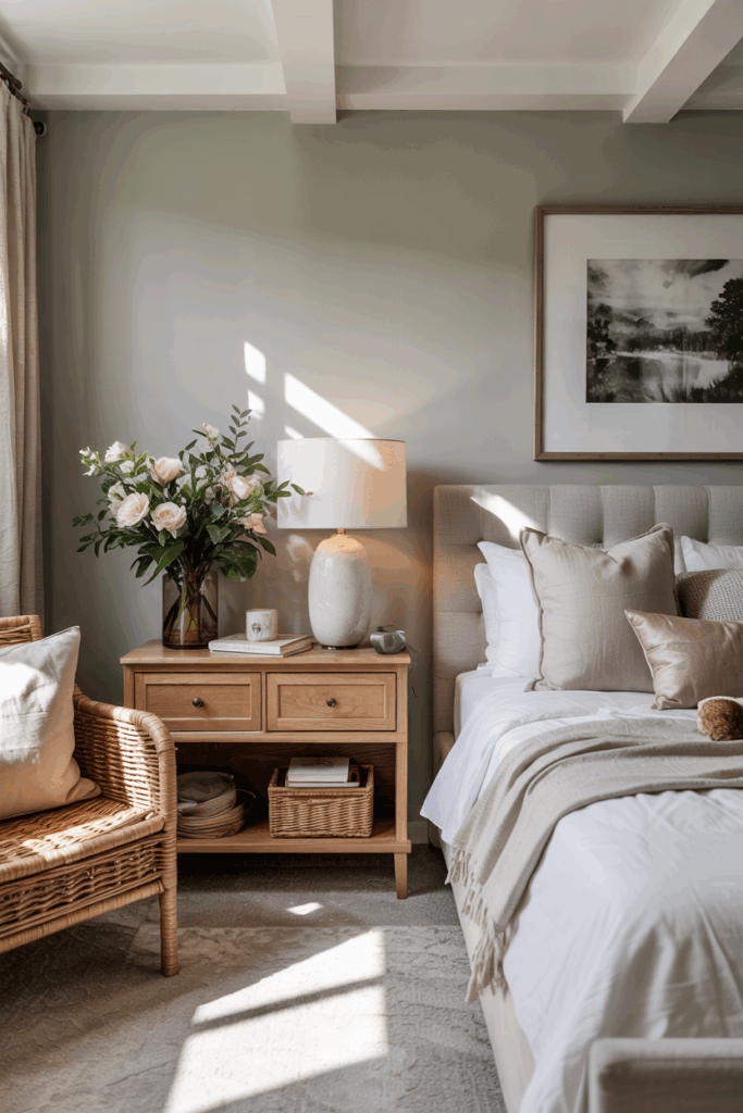 The perfect sage green - paint color October Mist. Find out why designers love it - Ultimate Paint Color Review.