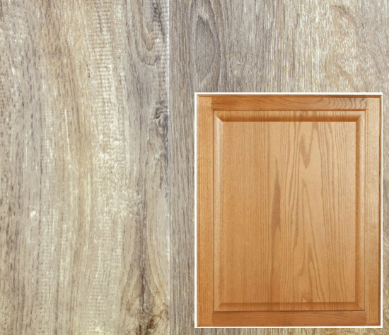 updated wood floor with honey oak