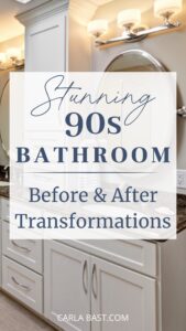 90s Bathroom Makeover Ideas | Carla Bast Design