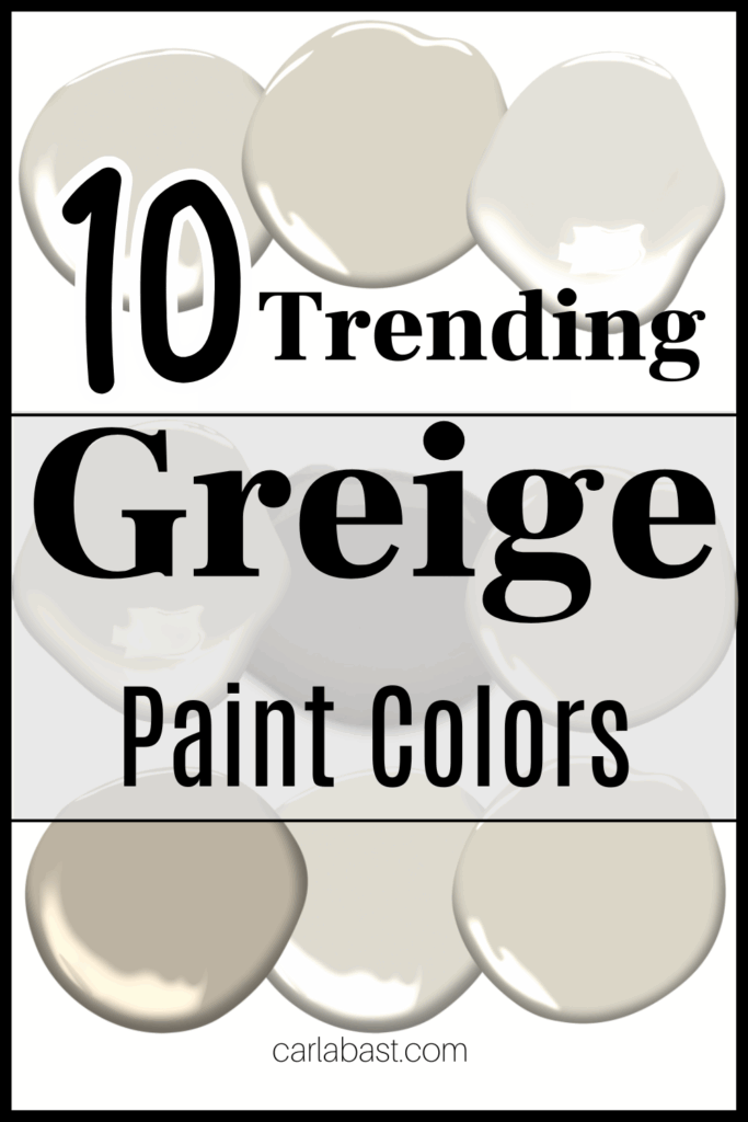 Greige paint colors are the perfect balance of warm beige and cool gray, making them a timeless choice for any home. Explore the 10 best greige paint colors for 2025, from light and airy shades to rich, sophisticated tones. Whether you're updating your walls, cabinets, or trim, these versatile hues work beautifully with modern, traditional, and farmhouse styles. Find the perfect greige to complement your space and create a warm, inviting atmosphere.