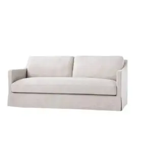 Vivian Park Upholstered Sofa Cream