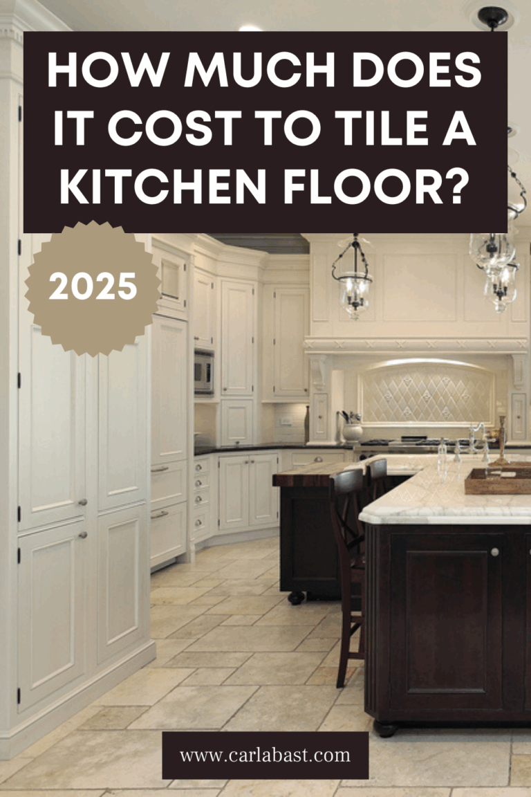 How Much Does it Cost to Tile a Kitchen Floor in 2025? | Carla Bast Design