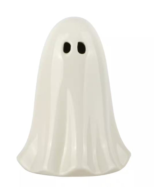 5" Light Up Ceramic Ghost