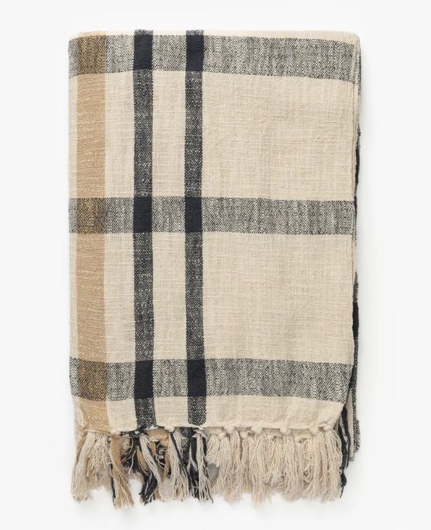 Albright Plaid Throw