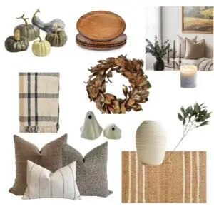 simple minimalistic fall decor