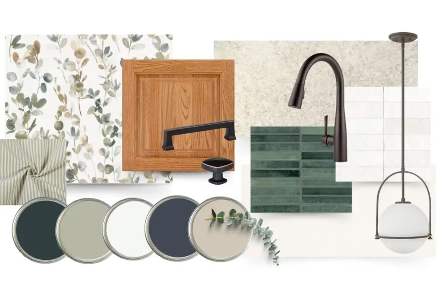 Honey Oak Kitchen Design Schemes #5 - Cover
