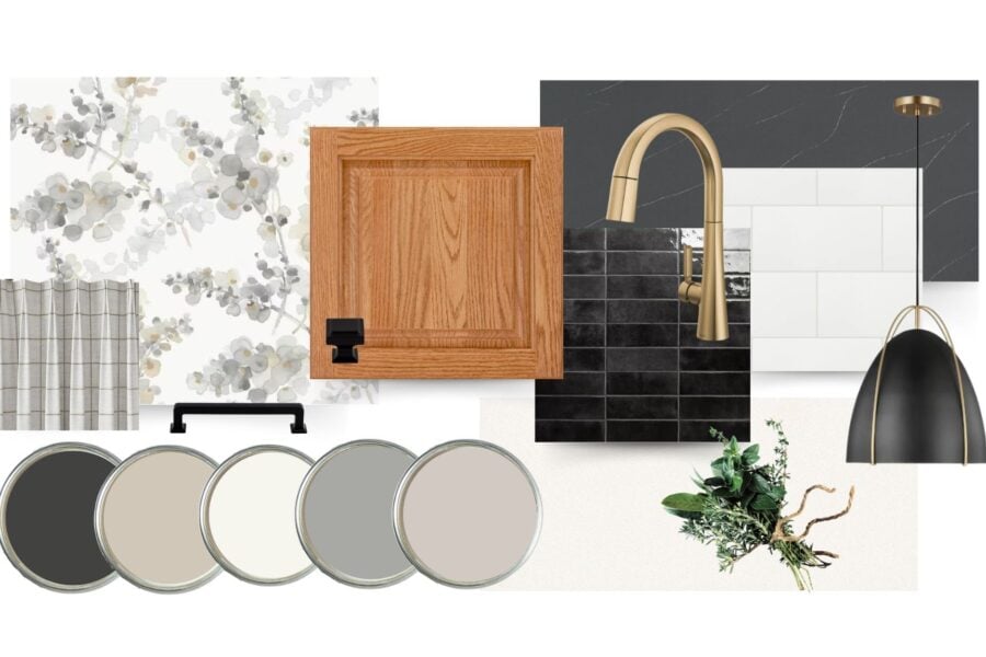 Honey Oak Kitchen Design Schemes #6 - Cover