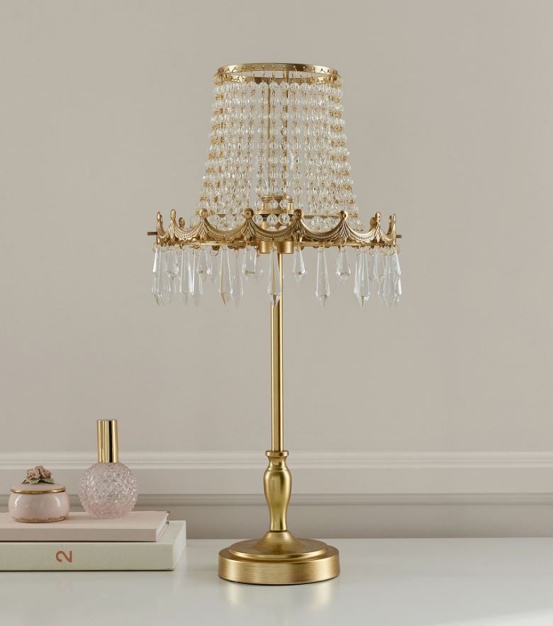 LoveShackFancy Crystal Table Lamp