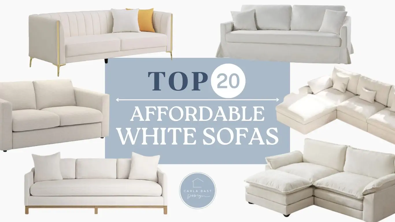 Best inexpensive white couch