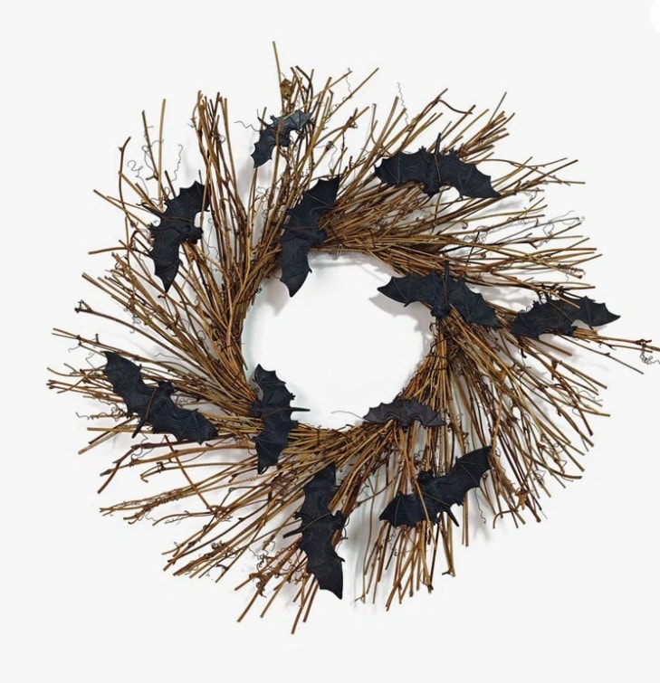 Bats Grapevine Wreath