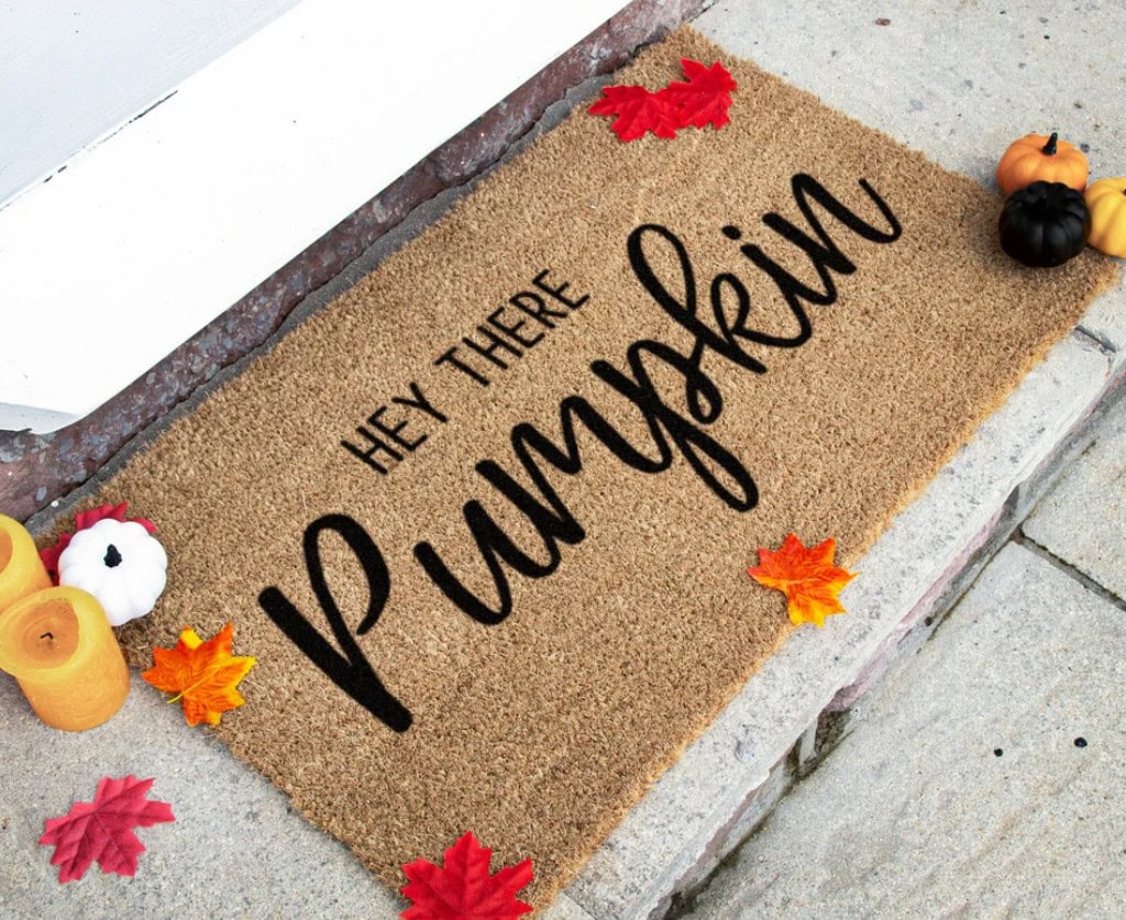 Hey There Pumpkin Doormat