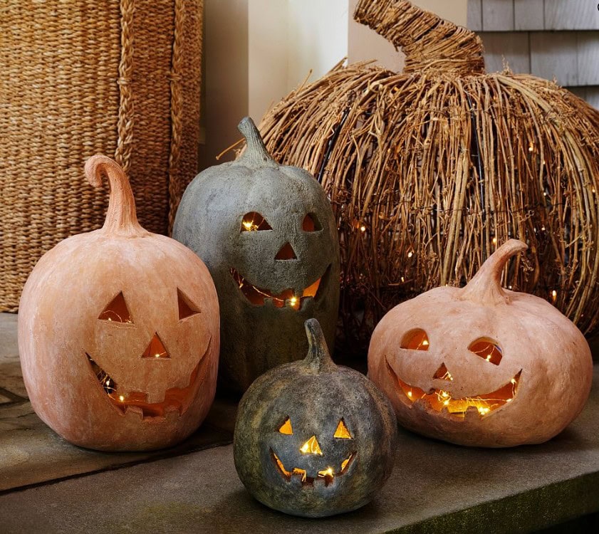 Handmade Terracotta Jack O' Lantern