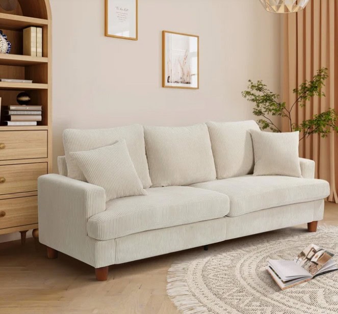 Corduroy Deep Seat Sofa