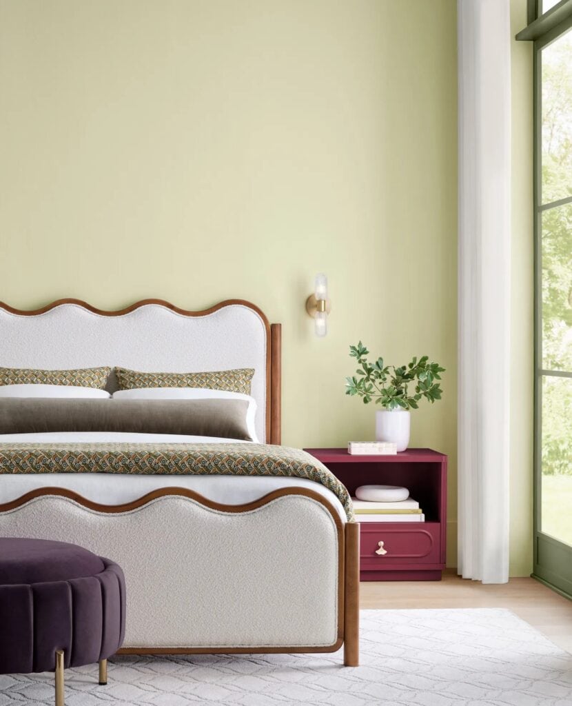 sherwin williams image - celery bedroom walls
